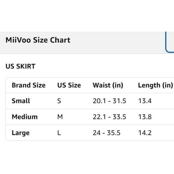 NWOT MiiVoo Women's High Waist Ruffle Flowy Mini Skirt Lined Short Skirt, M - Picture 5 of 6